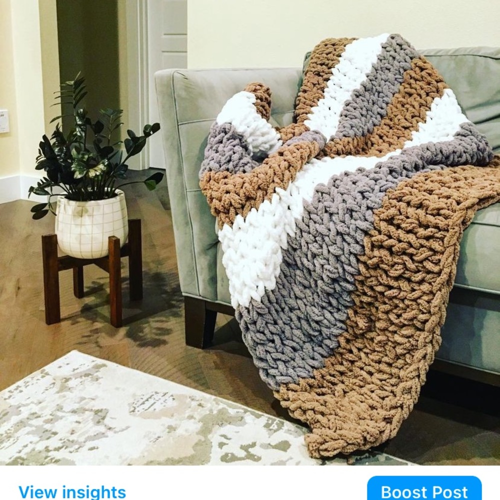 Throw handmade - Picture 2 of 7